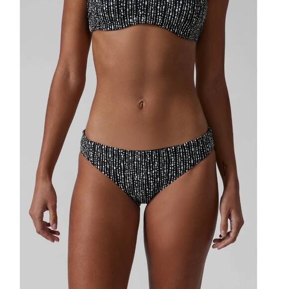 NWT Athleta clean medium swim bottom - XS - Rice Pearls Black - XS - Picture 1 of 4